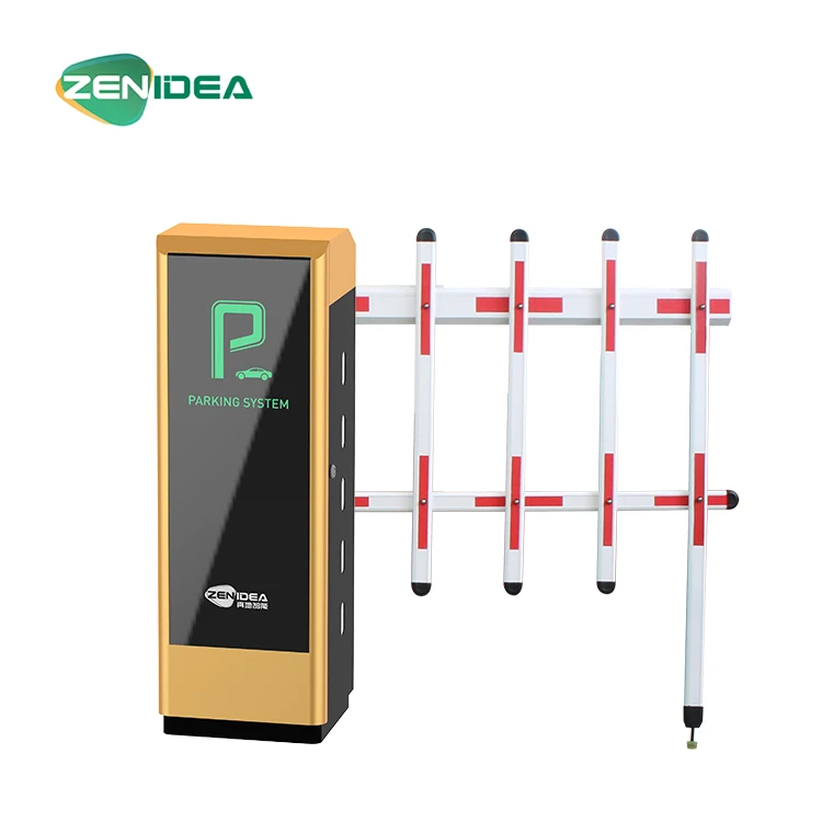 Vehicle access control LED traffic barrier automatic straight  boom barrier arm