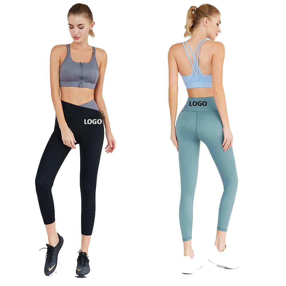 Women's Fitness Clothing Set Front Zipper Sports Bra and Legging Set Athletic Gym Workout Activewear Sets 
Women's Fitness Clothing Set Front Zipper Sports Bra and Legging Set Athletic Gym Workout Activewear Sets