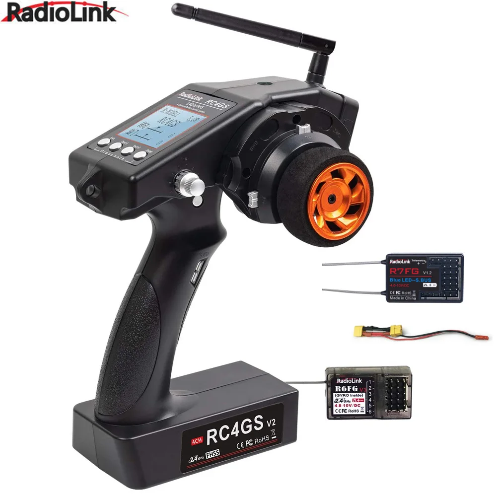 

Flysky FS-GT2E AFHDS 2A 2.4g 2CH Radio System Transmitter for RC Car Boat with FS-A3 Receiver
