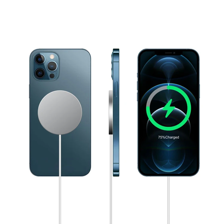 Magnetic Wireless Charger For iPhone 12 Magnetic Charger 15W Fast Charging Pad For iPhone 12 Mini PD Charger wireless, White or custom
Magnetic Wireless Charger For iPhone 12 Magnetic Charger 15W Fast Charging Pad For iPhone 12 Mini PD Charger wireless, White or custom