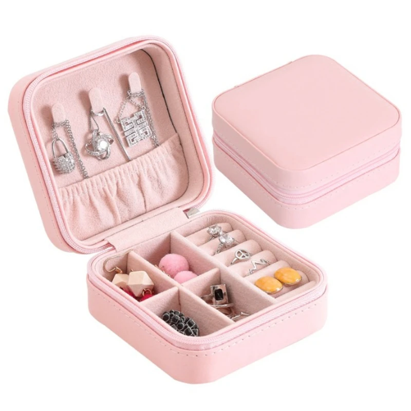Jewelry Box Portable Storage Organizer Zipper Portable Women Display Travel Case, Customized
Jewelry Box Portable Storage Organizer Zipper Portable Women Display Travel Case, Customized