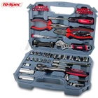 Hispec 67 Piece Garage Vehicle Mechanic Hand Tools Set Auto Car Tool Combo Kit