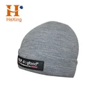OEM Factory Knitted Winter Hat Beanies with Woven Label