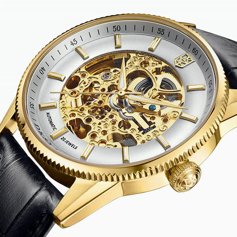 Relojes Hombre OEM Mens Gold Steel Automatico Watches Custom Brand Automatic Mechanical Luxury Watch Leather Wrist, Customized colors
Relojes Hombre OEM Mens Gold Steel Automatico Watches Custom Brand Automatic Mechanical Luxury Watch Leather Wrist, Customized colors