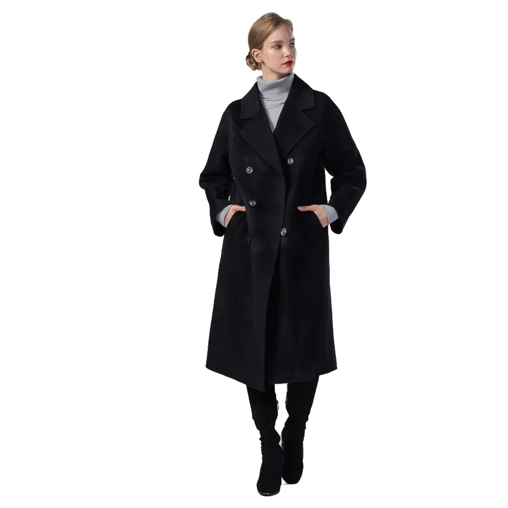 2020 New Plus Size 100% Wool Long Coat Double Breasted Jacket Female Autumn And Winter Cloak Coats For Women, Camel
2020 New Plus Size 100% Wool Long Coat Double Breasted Jacket Female Autumn And Winter Cloak Coats For Women, Camel