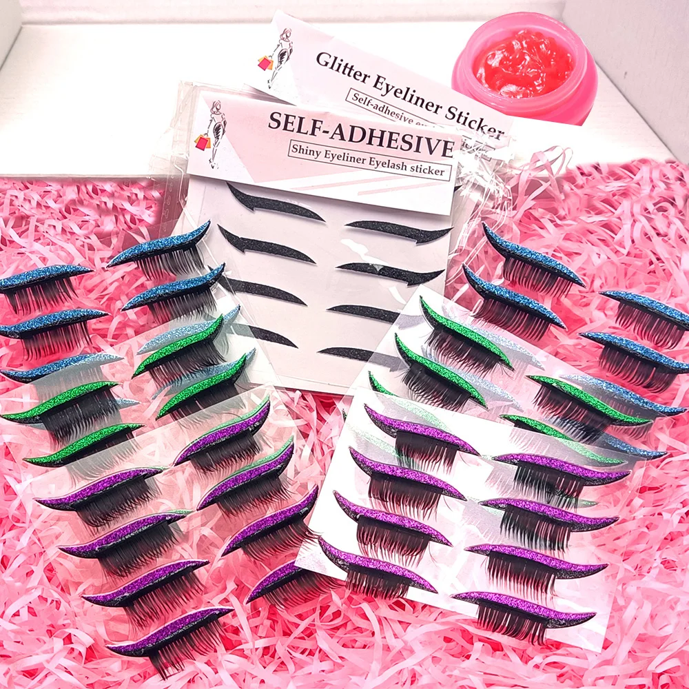 Different Color Shiny Eyeliner Stickers Double Eyeliner Tattoo Sticker Eyeliner Sticker, Colorful
Different Color Shiny Eyeliner Stickers Double Eyeliner Tattoo Sticker Eyeliner Sticker, Colorful