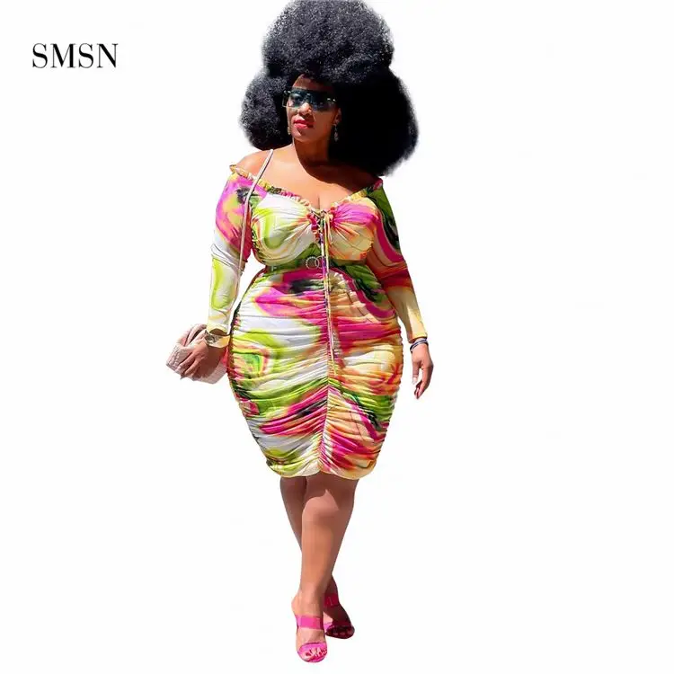 Good Quality Print Ruched Drawstring Off The Shoulder Plus Size Short Dresses 2021 Elegant Casual Dresses
Good Quality Print Ruched Drawstring Off The Shoulder Plus Size Short Dresses 2021 Elegant Casual Dresses