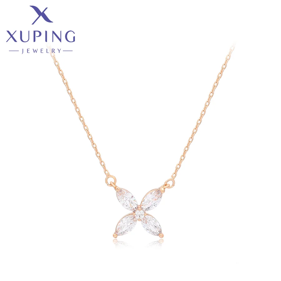 X000772350 Xuping Jewelry Fashion Copper Jewelry Necklaces Rose Gold Color Exquisite Diamond Vintage Charming Women Necklaces
X000772350 Xuping Jewelry Fashion Copper Jewelry Necklaces Rose Gold Color Exquisite Diamond Vintage Charming Women Necklaces