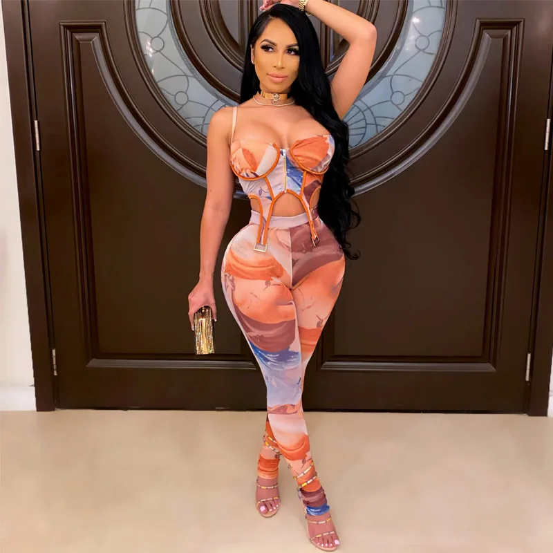 2021 New Summer Fashion Casual Printing Hollow Out Sexy Vest High Waist Long Pants Two Piece Set Women Outfits, Picture
2021 New Summer Fashion Casual Printing Hollow Out Sexy Vest High Waist Long Pants Two Piece Set Women Outfits, Picture