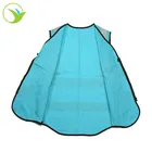 Cheap custom logo sleeveless high visibility blue reflective safety vests