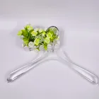 Acrylic plastic hanger acrylic single coat hanger custom acrylic clothes hanger