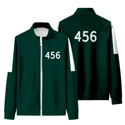 2021 Super Hot Squid Game Costume 456 Jacket Trousers Suit for Men and Women Autumn&Spring Costume, Picture
2021 Super Hot Squid Game Costume 456 Jacket Trousers Suit for Men and Women Autumn&Spring Costume, Picture