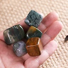 Wholesale natural polished Aquatic agate crystal tumbled stones meditation crystal healing stone set