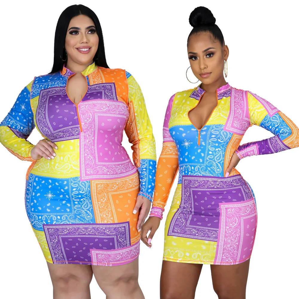 womens casual dresses Wear Color Block Printed Long Sleeve Plus Size Dress 2021 women Fashion Clothing Sexy Spring mini Dress, Photo color
womens casual dresses Wear Color Block Printed Long Sleeve Plus Size Dress 2021 women Fashion Clothing Sexy Spring mini Dress, Photo color