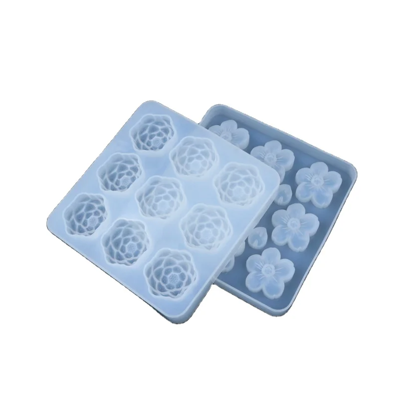 DIY food grade epoxy resin crystal drop flower shaped silicone mold resin casting mold, White
DIY food grade epoxy resin crystal drop flower shaped silicone mold resin casting mold, White