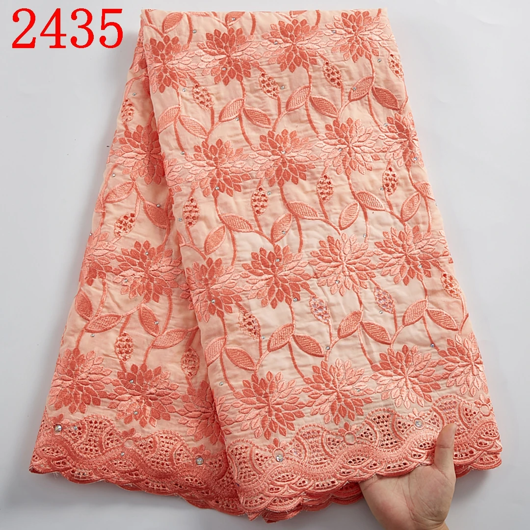 Nigerian Lace Fabric 2021 Free Shipping Cotton Lace Embroidery Voile Fabric For Dress 2435
Nigerian Lace Fabric 2021 Free Shipping Cotton Lace Embroidery Voile Fabric For Dress 2435