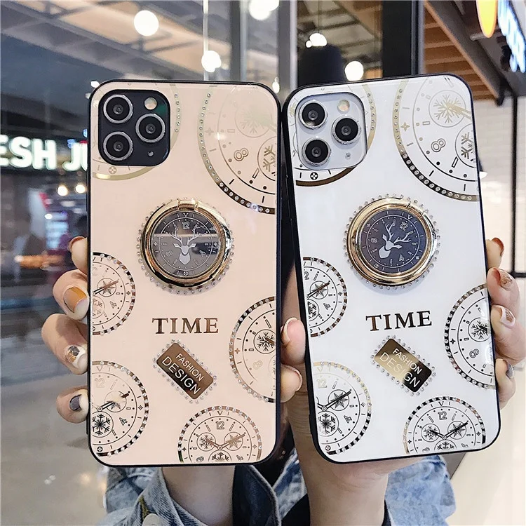 New Phone Cases 2021 For iPhone 12 Clock Finger Ring Luxury Cell Phone Case Mobile Shell For iPhone 12 Beautiful Women Case, Black ,red ,blue ,wine red,green ,gray
New Phone Cases 2021 For iPhone 12 Clock Finger Ring Luxury Cell Phone Case Mobile Shell For iPhone 12 Beautiful Women Case, Black ,red ,blue ,wine red,green ,gray