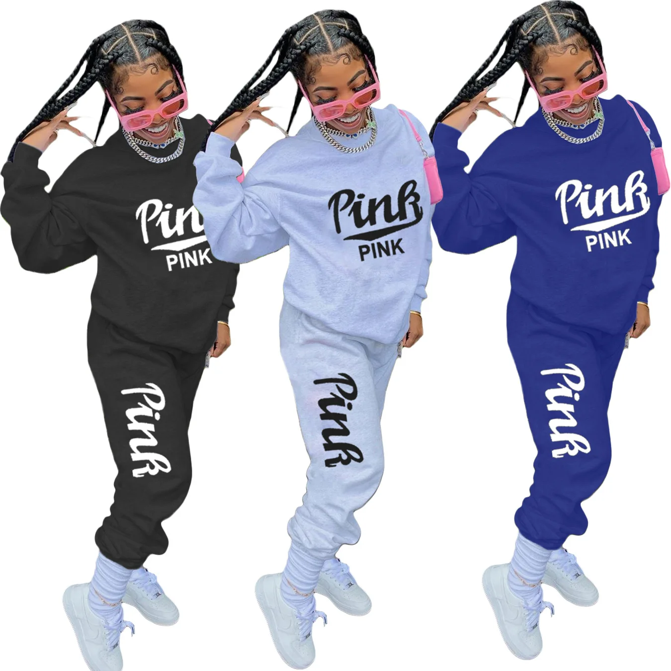 New Arrival Women Fall Clothing Workout Set Long Sleeve Sports Sets Two Piece Wear Jogging Set, Gray, blue, black
New Arrival Women Fall Clothing Workout Set Long Sleeve Sports Sets Two Piece Wear Jogging Set, Gray, blue, black