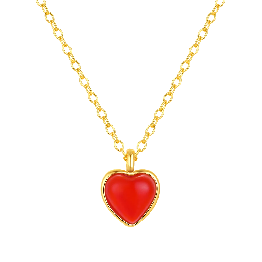 fashion jewelry 925 sterling silver agate red heart pendant gold plated necklaces women Mother's Valentine's Day gift
fashion jewelry 925 sterling silver agate red heart pendant gold plated necklaces women Mother's Valentine's Day gift