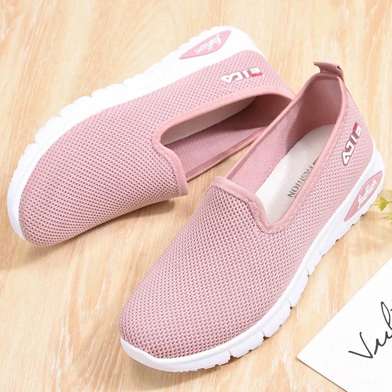 Women's casual loafers flyweave sneakers slip on mesh fabric upper shoes for ladies 2020 women formal shoes wholesale shoes, Purple/pink/black/red
Women's casual loafers flyweave sneakers slip on mesh fabric upper shoes for ladies 2020 women formal shoes wholesale shoes, Purple/pink/black/red