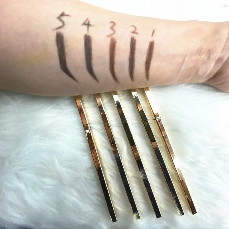 hot selling your own brand waterproof eyebrow pencil slim gold tube custom label eye brow makeup eyebrow pen, Multi-colored
hot selling your own brand waterproof eyebrow pencil slim gold tube custom label eye brow makeup eyebrow pen, Multi-colored