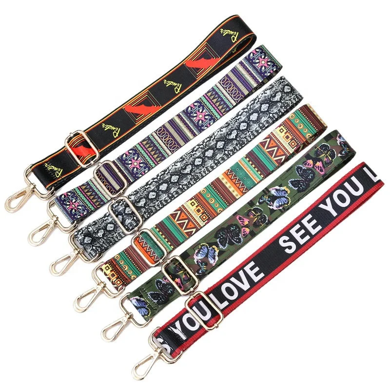 Adjustable Purse Strap Multi Color Bohemian Butterfly Printed Replacement Belt Crossbody Bag Wide Shoulder Strap, Multi colors
Adjustable Purse Strap Multi Color Bohemian Butterfly Printed Replacement Belt Crossbody Bag Wide Shoulder Strap, Multi colors