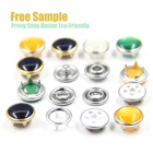 HOT SALE Custom Fashion Metal Jeans Snap Buttons Brass Fashion Ring Prong Snap Button For Garment