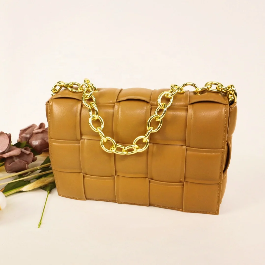Luxury Women's Shoulder Bags Weave Leather Flap Bag For Women 2020 New Brand Designer Handbags Thick Chain Crossbody Bags Female, Picture color
Luxury Women's Shoulder Bags Weave Leather Flap Bag For Women 2020 New Brand Designer Handbags Thick Chain Crossbody Bags Female, Picture color