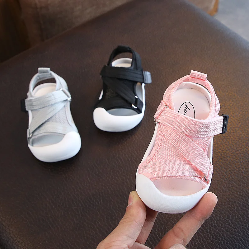 Summer Infant Toddler Shoes Baby Girls Boys Toddler Shoes Non-Slip Breathable High Quality Kids Anti-collision Shoes, Black pink grey
Summer Infant Toddler Shoes Baby Girls Boys Toddler Shoes Non-Slip Breathable High Quality Kids Anti-collision Shoes, Black pink grey