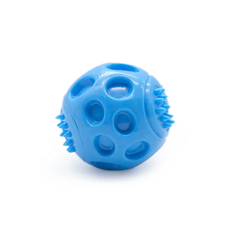 Amazon Hot Selling TPR Rubber Spiky Ball Teeth Clean Fetch Ball Dog Squeaky Toys, Blue/green/red
Amazon Hot Selling TPR Rubber Spiky Ball Teeth Clean Fetch Ball Dog Squeaky Toys, Blue/green/red