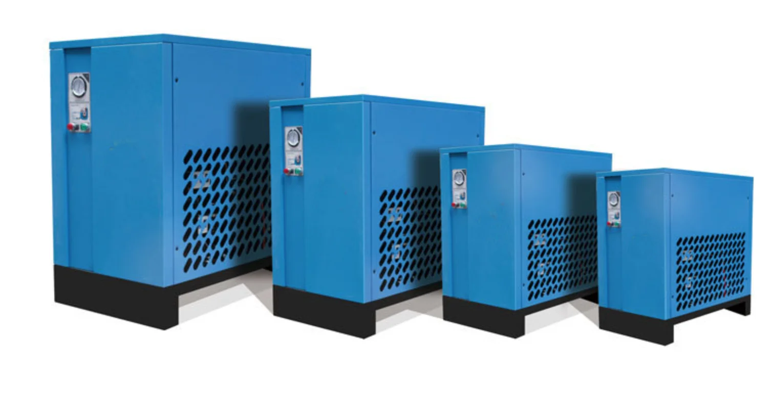 1.2m3/min 16bar Screw Air Compressor Refrigerated AIR DRYER for laser cutting machine industry