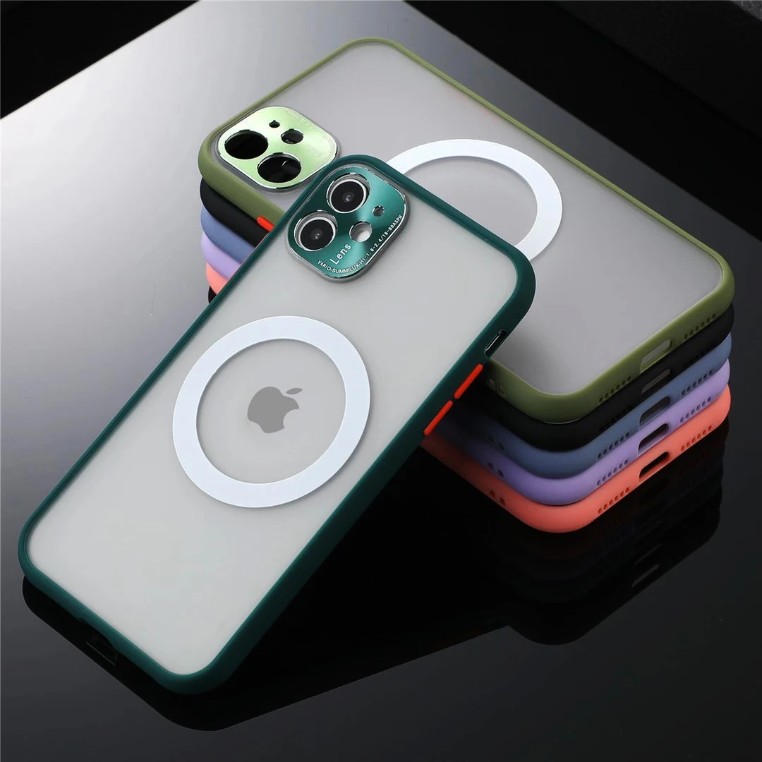 2021 New Magnetic Matte Transparent Case for Apple case Wireless Charger Cell Phone Case For Iphone 12 Pro Phone Back Cover, Multi
2021 New Magnetic Matte Transparent Case for Apple case Wireless Charger Cell Phone Case For Iphone 12 Pro Phone Back Cover, Multi
