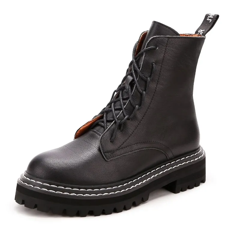 Customized high quality women's boots fashion straps black leather boots casual women winter shoes
Customized high quality women's boots fashion straps black leather boots casual women winter shoes