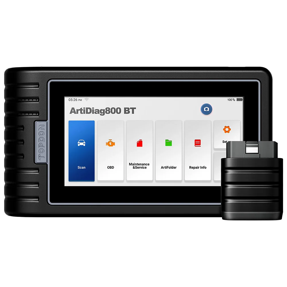 OBD2 Scanner Wireless TOPDON ArtiDiag800BT Diagnostic Tool with Free Lifetime Upgrade All Systems Scan
OBD2 Scanner Wireless TOPDON ArtiDiag800BT Diagnostic Tool with Free Lifetime Upgrade All Systems Scan