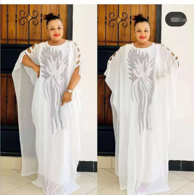H & D New Products African Women Hot Drilling Chiffon Vest Skirt Two-piece Suit Dresses
H & D New Products African Women Hot Drilling Chiffon Vest Skirt Two-piece Suit Dresses