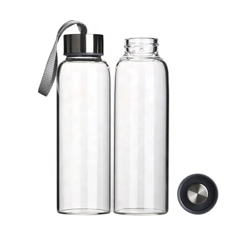 High quality glass water bottle 420ml/600ml Unbreakable borosilicate glass water bottle, Transparent
High quality glass water bottle 420ml/600ml Unbreakable borosilicate glass water bottle, Transparent