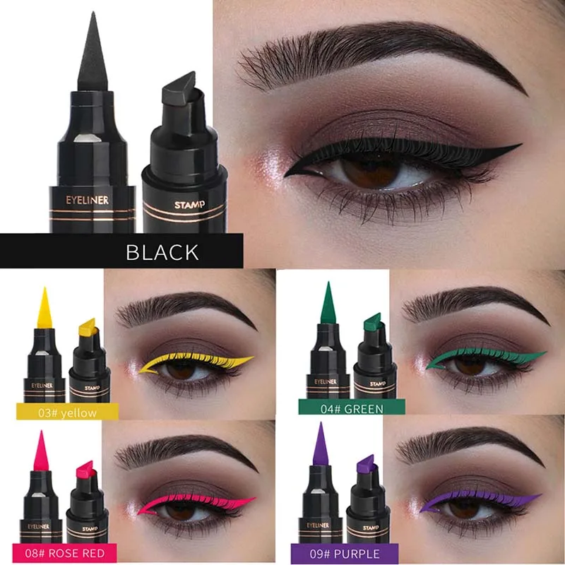 Liquid Eyeliner Pen Seal Black Matte Colorful Lazy Eyes Make Up Waterproof Quick Dry Eye pencil Blue Green Red Yellow Pencil
Liquid Eyeliner Pen Seal Black Matte Colorful Lazy Eyes Make Up Waterproof Quick Dry Eye pencil Blue Green Red Yellow Pencil