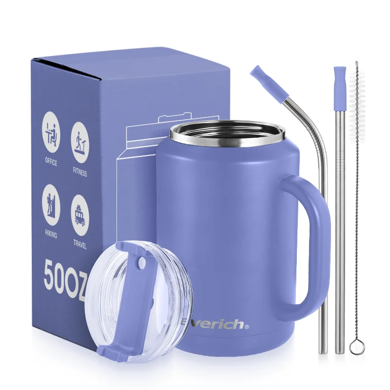 Logo Printed Stainless Steel Cup with Handle Double Wall Tumbler 50oz Vacuum Insulated Coffee Travel Mug
Logo Printed Stainless Steel Cup with Handle Double Wall Tumbler 50oz Vacuum Insulated Coffee Travel Mug