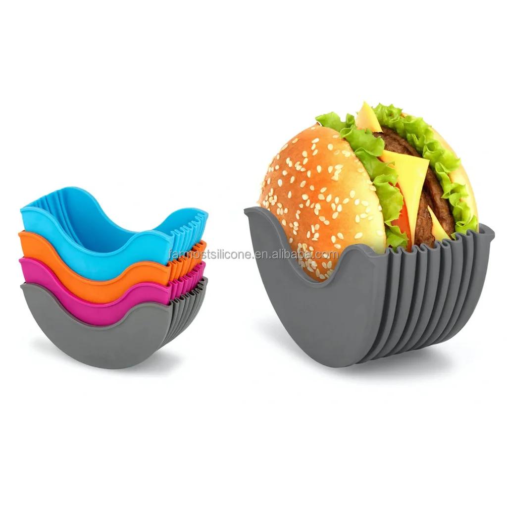 Reusable Burger Buddy Adjustable Burger Holder Silicone Hamburger Holder Hamburger Press Patty Maker, Blue,grey, red, orange
Reusable Burger Buddy Adjustable Burger Holder Silicone Hamburger Holder Hamburger Press Patty Maker, Blue,grey, red, orange