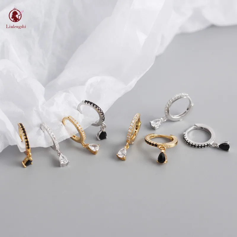 Temperament Female Jewelry 18K Gold Plated Round Circle Crystal Drop Earrings 925 Sterling Silver CZ Triangle Dangle Earrings
Temperament Female Jewelry 18K Gold Plated Round Circle Crystal Drop Earrings 925 Sterling Silver CZ Triangle Dangle Earrings