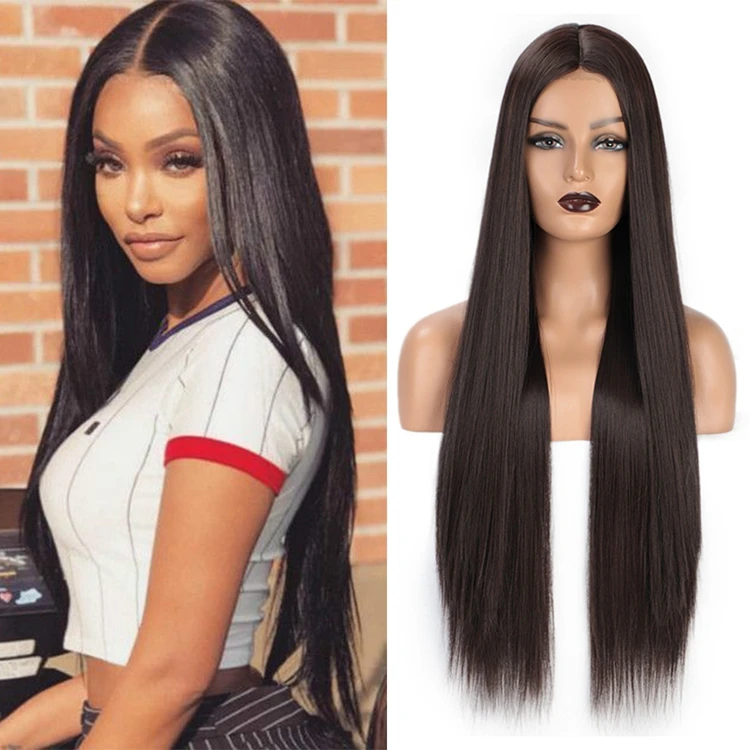 Free Sample Heat Resistant Wig 28 Inches Middle Part Long Silk Straight Hair Synthetic Lace Front Wigs For Black Women
Free Sample Heat Resistant Wig 28 Inches Middle Part Long Silk Straight Hair Synthetic Lace Front Wigs For Black Women