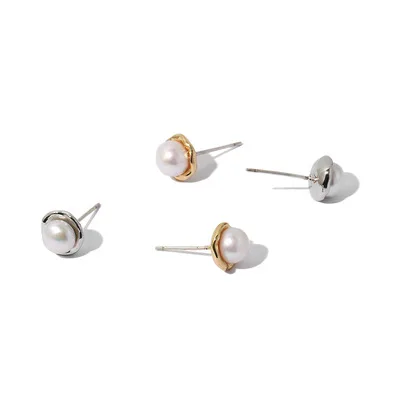 Delicate Design Earring Jewelry Nature Pearl Gold Plated Brass Stud Earring Findings Gifts
Delicate Design Earring Jewelry Nature Pearl Gold Plated Brass Stud Earring Findings Gifts