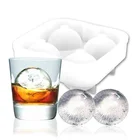 Cube Household Bar Accessories Tools Ice Cube Trays Freezer Easy Release Ice Cube Mould Maker With Lid