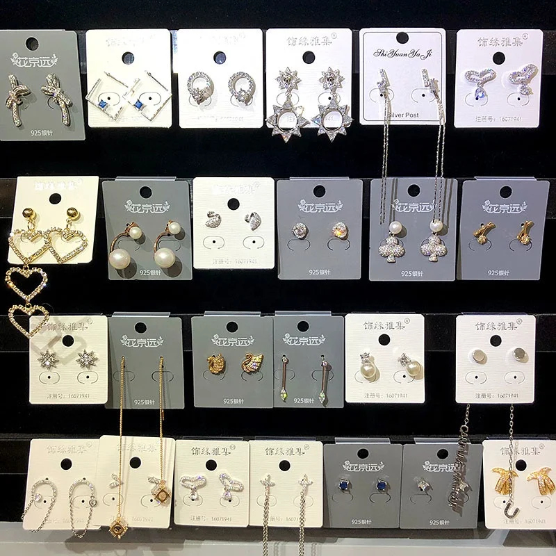 PUSHI new fashion designer all-match style 925 silver needle bridal earrings mini small zircon earrings
PUSHI new fashion designer all-match style 925 silver needle bridal earrings mini small zircon earrings