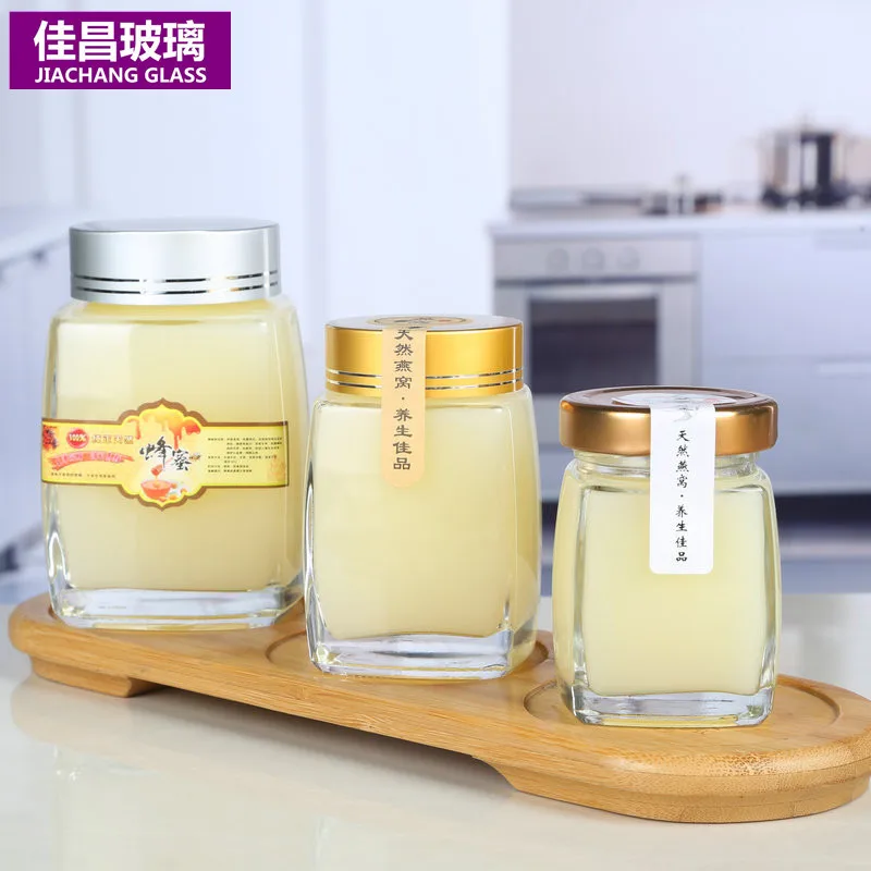 High-end Customization 50ml 280ml 730ml Transparent Square Beautiful Honey Jar Food Jar, Transparent or customized
High-end Customization 50ml 280ml 730ml Transparent Square Beautiful Honey Jar Food Jar, Transparent or customized