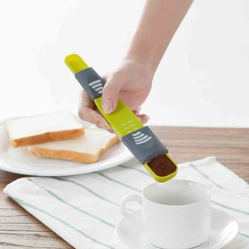 Wholesale Multifunction kitchen Bake tools sliding scale double head simple plastic adjustable measuring spoon Metering Tools
Wholesale Multifunction kitchen Bake tools sliding scale double head simple plastic adjustable measuring spoon Metering Tools