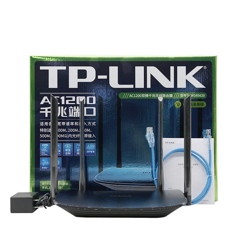 Tplink dual band wdr5620 Gigabit easy to show ac1200m home high-speed mesh wireless WiFi router
Tplink dual band wdr5620 Gigabit easy to show ac1200m home high-speed mesh wireless WiFi router