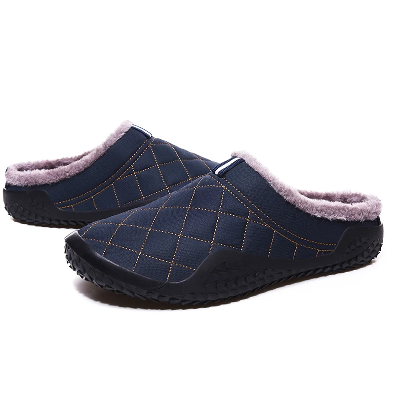 Men Warm Heat-Lock Slippers Waterproof Cotton Plush Indoor Fluff Snowproof Non-Slip Slides, Solid color
Men Warm Heat-Lock Slippers Waterproof Cotton Plush Indoor Fluff Snowproof Non-Slip Slides, Solid color