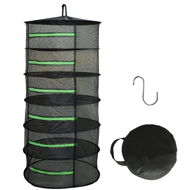 High Quality 4 layer 6 Layer 8 Layer Green Zipper Black Mesh Hanging Drying Net Herb Drying Rack Net
High Quality 4 layer 6 Layer 8 Layer Green Zipper Black Mesh Hanging Drying Net Herb Drying Rack Net
