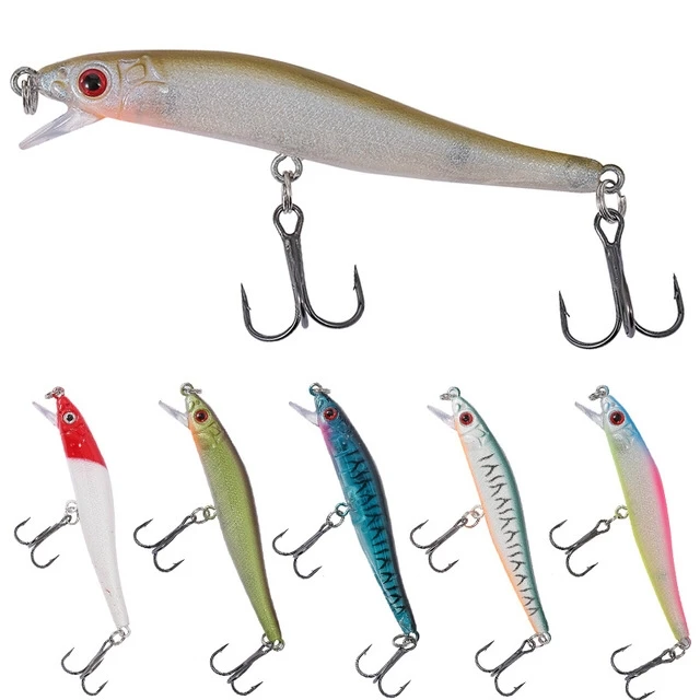 Model KL020 Minnow Fishing Wobblers Outdoor Fishing Bait Minnow Bait Fishing Tackle Floating, 6colors
Model KL020 Minnow Fishing Wobblers Outdoor Fishing Bait Minnow Bait Fishing Tackle Floating, 6colors